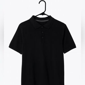 Reebok Men's Size XL Black Lightweight Men's Golf Polo. Polyester Blend.